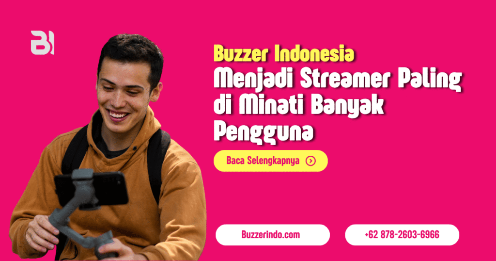 Menjadi Streamer Paling di Minati Banyak Pengguna Media Sosial