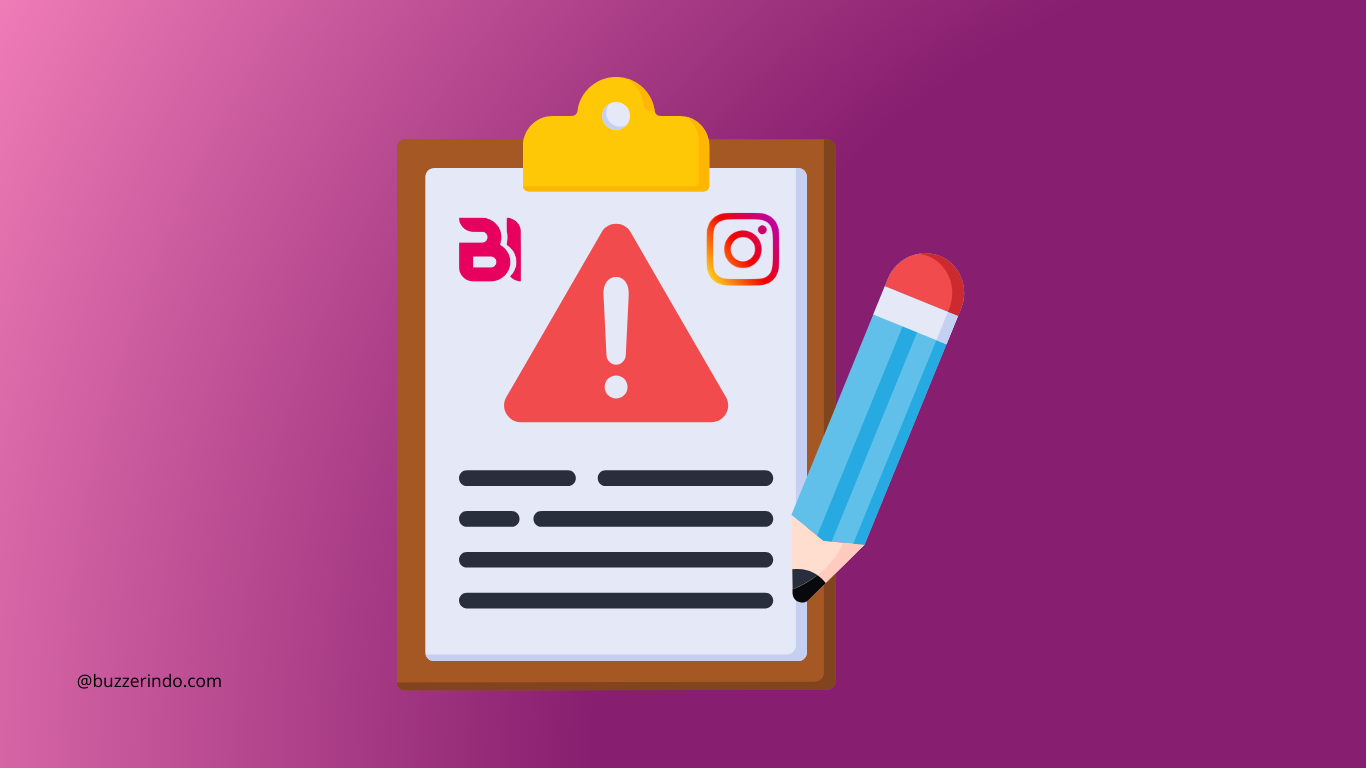 report akun instagram