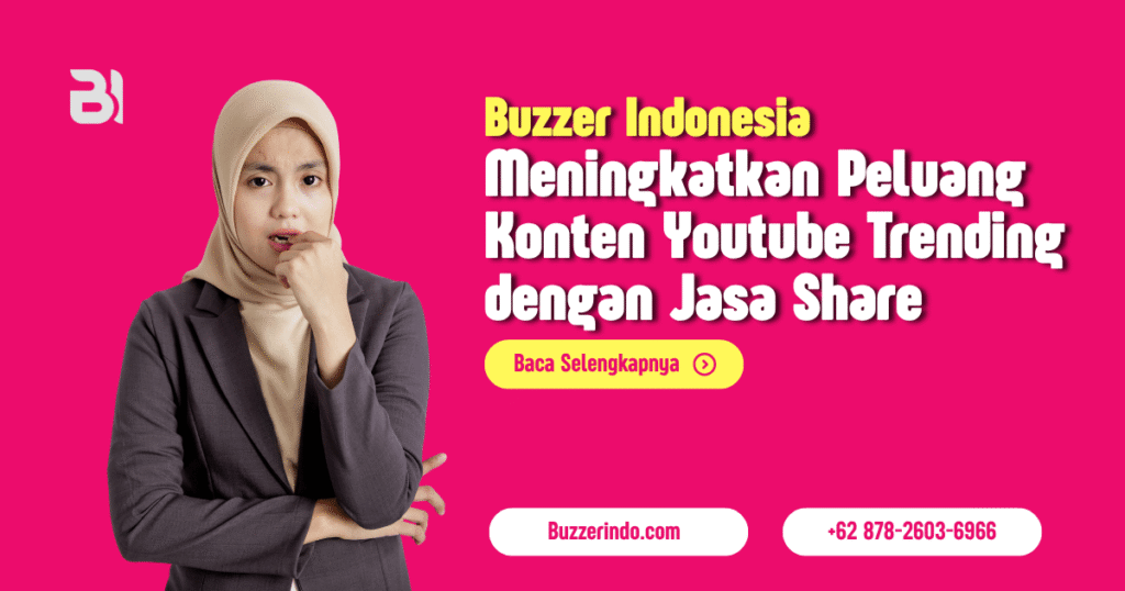 Bikin Konten Youtube Trending dengan Jasa Share