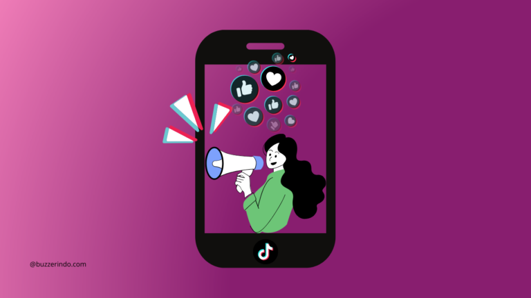 aktivitas buzzer untuk konten tiktok