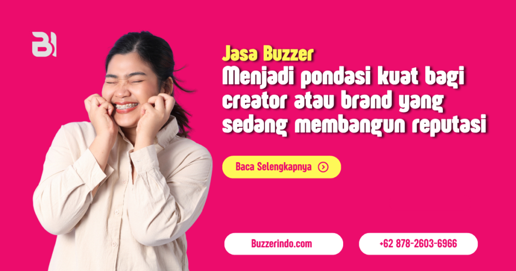 Jasa buzzer membangun reputasi